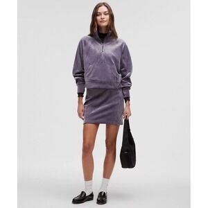 NEW! Lululemon Scuba High-Rise Mini Skirt Velvet Purple Nightfall size L‎
